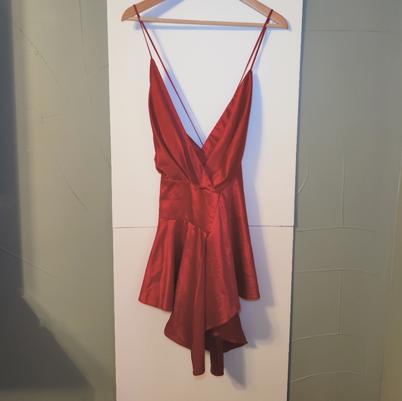 House Of CB Strappy Draped Lola Mini Dress Medium - Picture 4 of 13